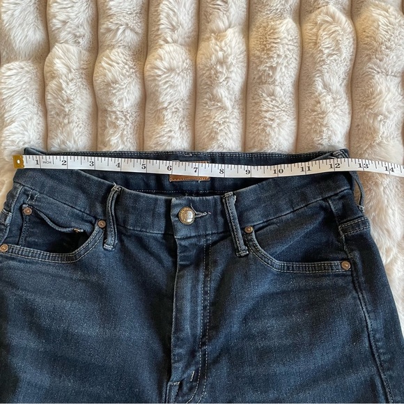 MOTHER High Rise Looker 26 Coffee Tea or Me? Dark Skinny - Picture 9 of 12